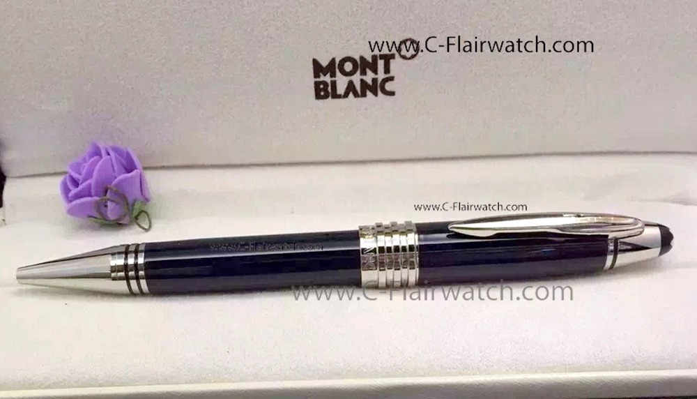 Buy Fake Montblanc JFK Black Resin Ballpoint Pen Gift